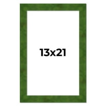 13x21 Frame Green Burl Solid Wood Picture Frame | 1.75 Inches Moulding Width | Interior Frame Depth