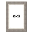 thumbnail image 1 of 13x21 Frame Grey Real Wood Picture Frame Width 2.75 Inches | Interior Frame Depth 0.5 Inches |, 1 of 8