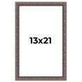 thumbnail image 1 of 13x21 Frame Silver Real Wood Picture Frame Width 1.25 Inches | Interior Frame Depth 0.5 Inches |, 1 of 8