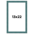 thumbnail image 1 of 13x22 Frame Blue Rustic Barnwood Solid Wood Picture Frame Width 1.25 Inches | Interior Depth 0.5, 1 of 8