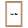 thumbnail image 1 of 13x22 Frame Charleston Honey Brown Solid Wood Picture Frame Width 1.75 Inches | Interior Depth 0.5, 1 of 8