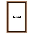 thumbnail image 1 of 13x22 Frame Gold Brown Plein Air Vintage Solid Wood Picture Frame | 1.75 Inches Moulding Width |, 1 of 8