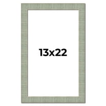 13x22 Frame Green Desert Pear Solid Wood Picture Frame | 1.625 Inch Moulding Width | Interior Frame