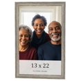 thumbnail image 1 of 13x22 Frame Grey Solid Wood Picture Frame Width 1 Inches | Interior Frame Depth 0.5 Inches |, 1 of 8