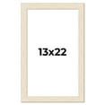 thumbnail image 1 of 13x22 Frame White Real Wood Picture Frame Width 1.5 inches | Interior Frame Depth 0.5 inches | Barn, 1 of 8