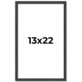thumbnail image 1 of 13x22 Rustic Brown Real Wood Picture Frame Width 0.75 inches | Interior Frame Depth 0.5 inches |, 1 of 8