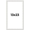 thumbnail image 1 of 13x23 Frame White Real Wood Picture Frame Width 0.75 inches | Interior Frame Depth 0.5 inches |, 1 of 8