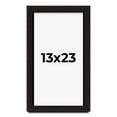 thumbnail image 1 of 13x23 Shadow Box Black Solid Wood Display Picture Frame | 1 Inch Rabbet Depth | | 1.375 Inch, 1 of 4