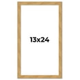 thumbnail image 1 of 13x24 Frame Beige Real Wood Picture Frame Width 1.25 inches | Interior Frame Depth 0.5 inches |, 1 of 8