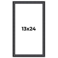 thumbnail image 1 of 13x24 Frame Black Real Wood Picture Frame Width 1.25 inches | Interior Frame Depth 0.5 inches |, 1 of 8