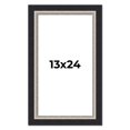 thumbnail image 1 of 13x24 Frame Black Real Wood Picture Frame Width 2.25 Inches | Interior Frame Depth 0.5 Inches |, 1 of 8