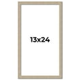 thumbnail image 1 of 13x24 Frame Grey Solid Wood Picture Frame Width 1 Inches | Interior Frame Depth 0.5 Inches |, 1 of 8