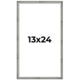 thumbnail image 1 of 13x24 Frame Silver Grey Distressed Solid Wood Picture Frame | 0.75 Inch Moulding Width | Interior, 1 of 8