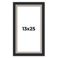 thumbnail image 1 of 13x25 Frame Black Real Wood Picture Frame Width 2.25 Inches | Interior Frame Depth 0.5 Inches |, 1 of 8