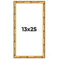 thumbnail image 1 of 13x25 Frame Gold Bamboo Solid Wood Picture Frame | 1 Inch Moulding Width | Interior Frame Depth, 1 of 8