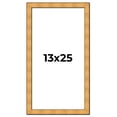 thumbnail image 1 of 13x25 Frame Gold Rustic Solid Wood Picture Frame | 1.25 Inch Wide Moulding | Rustique Gold, 1 of 8