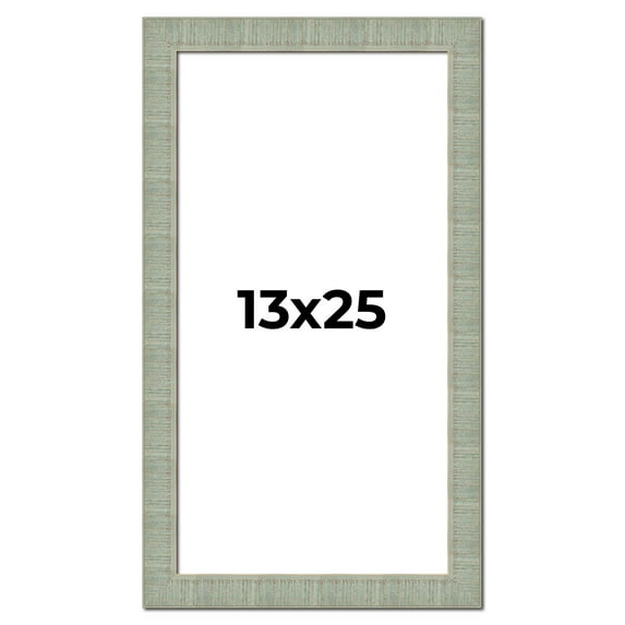 13x25 Frame Green Desert Pear Solid Wood Picture Frame | 1.625 Inch Moulding Width | Interior Frame