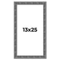thumbnail image 1 of 13x25 Frame Silver Black Rustic Sonoma Solid Wood Picture Frame | 1.5 Inch Moulding Width |, 1 of 8