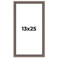 thumbnail image 1 of 13x25 Frame Silver Real Wood Picture Frame Width 1.25 Inches | Interior Frame Depth 0.5 Inches |, 1 of 8