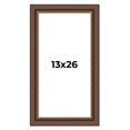 thumbnail image 1 of 13x26 Copper and Brown Real Wood Picture Frame Width 2 inches | Interior Frame Depth 0.5 inches |, 1 of 8