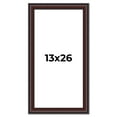 thumbnail image 1 of 13x26 Frame Brown Round Mahogany Solid Wood Picture Frame | 1.625 Inch Moulding Width | with UV, 1 of 8