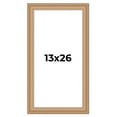 thumbnail image 1 of 13x26 Frame Charleston Honey Brown Solid Wood Picture Frame Width 1.75 Inches | Interior Depth 0.5, 1 of 8