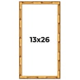 thumbnail image 1 of 13x26 Frame Gold Bamboo Solid Wood Picture Frame | 1 Inch Moulding Width | Interior Frame Depth, 1 of 8