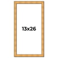 thumbnail image 1 of 13x26 Frame Gold Rustic Solid Wood Picture Frame | 1.25 Inch Wide Moulding | Rustique Gold, 1 of 8