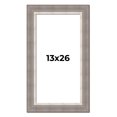 thumbnail image 1 of 13x26 Frame Grey Real Wood Picture Frame Width 2.75 Inches | Interior Frame Depth 0.5 Inches |, 1 of 8