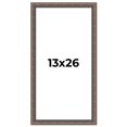 thumbnail image 1 of 13x26 Frame Silver Real Wood Picture Frame Width 1.25 Inches | Interior Frame Depth 0.5 Inches |, 1 of 8
