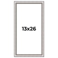 thumbnail image 1 of 13x26 Frame Silver Real Wood Picture Frame Width 1.25 Inches | Interior Frame Depth 0.5 Inches |, 1 of 8