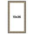 thumbnail image 1 of 13x26 Frame Silver Real Wood Picture Frame Width 1.75 Inches | Interior Frame Depth 0.5 Inches |, 1 of 8
