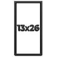 thumbnail image 1 of 13x26 Shadow Box Frame Black | 2 Inches Deep Real Wood Contemporary Shadowbox Display Frame | UV, 1 of 4