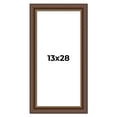 thumbnail image 1 of 13x28 Copper and Brown Real Wood Picture Frame Width 2 inches | Interior Frame Depth 0.5 inches |, 1 of 8