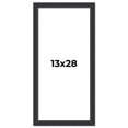 thumbnail image 1 of 13x28 Frame Black Real Wood Picture Frame Width 1.25 Inches | Interior Frame Depth 0.5 Inches |, 1 of 8