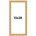thumbnail image 1 of 13x28 Frame Gold Rustic Solid Wood Picture Frame | 1.25 Inch Wide Moulding | Rustique Gold, 1 of 8