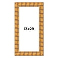 thumbnail image 1 of 13x29 Frame Beige Real Wood Picture Frame Width 3 inches | Interior Frame Depth 0.5 inches |, 1 of 8