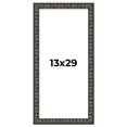 thumbnail image 1 of 13x29 Frame Black-Brown Medieval Solid Wood Picture Frame | 1.5 Inch Moulding Width | Gotham, 1 of 8
