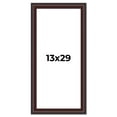 thumbnail image 1 of 13x29 Frame Brown Round Mahogany Solid Wood Picture Frame | 1.625 Inch Moulding Width | with UV, 1 of 8