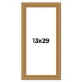 thumbnail image 1 of 13x29 Frame Gold Ornate Solid Wood Picture Frame | 2 Inch Moulding Width | Firman Traditional Photo, 1 of 8