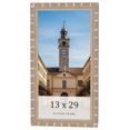 thumbnail image 1 of 13x29 Frame Silver Real Wood Picture Frame Width 1.5 inches | Interior Frame Depth 0.5 inches |, 1 of 8