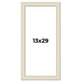 thumbnail image 1 of 13x29 Frame White Real Wood Picture Frame Width 1.75 inches | Interior Frame Depth 0.5 inches |, 1 of 8