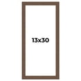 thumbnail image 1 of 13x30 Frame Brown Distressed Barnwood Picture Frame | Rustic Farmhouse Photo Frame Includes UV, 1 of 8