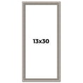 thumbnail image 1 of 13x30 Frame Grey Real Wood Picture Frame Width 1.25 inches | Interior Frame Depth 0.5 inches | Hans, 1 of 8
