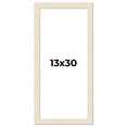 thumbnail image 1 of 13x30 Frame White Real Wood Picture Frame Width 1.5 inches | Interior Frame Depth 0.5 inches | Barn, 1 of 8
