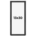 thumbnail image 1 of 13x30 Shadow Box Frame Grey Charcoal Black | 0.875 Inches Deep | Solid Wood Shadowbox Display Frame, 1 of 8