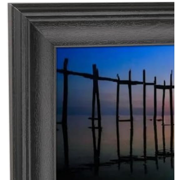 13x32 Picture Frame Solid Wood Black 13x32 Inch Panoramic Photo Frame Posters Frame 13x32 Inch Picture Frames Puzzle Frame(C23B1332)$$Home Decor, Kitchen, & Other