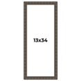 thumbnail image 1 of 13x34 Frame Black Bamboo Solid Wood Picture Frame Width 1.5 Inches | Interior Frame Depth 0.5, 1 of 8
