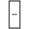 thumbnail image 1 of 13x34 Frame Black Real Wood Picture Frame Width 1.25 Inches | Interior Frame Depth 0.5 Inches |, 1 of 8
