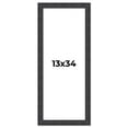 thumbnail image 1 of 13x34 Frame Brown Rustic Solid Wood Picture Frame 1.5 Inches Wide | Interior Frame Depth 0.5 Inches, 1 of 8